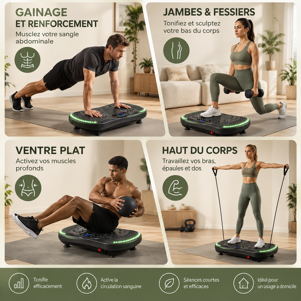 FITFOLDA PV490PRO - Plateforme vibrante 4D haut de gamme