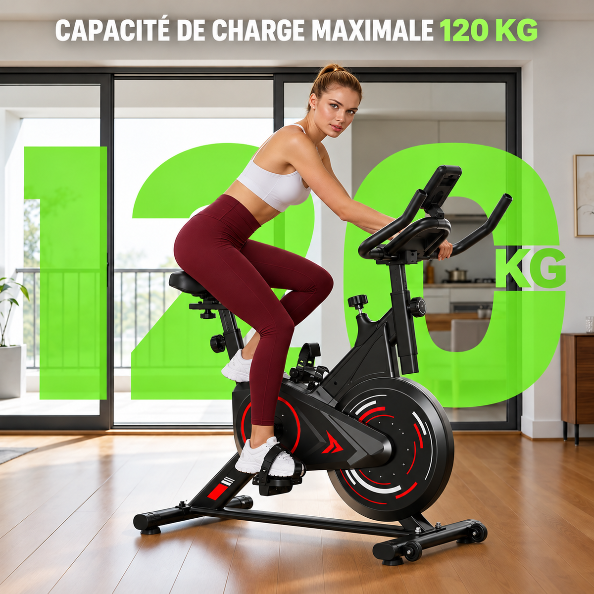 FitFolda VC590 – Vélo d'appartement compact