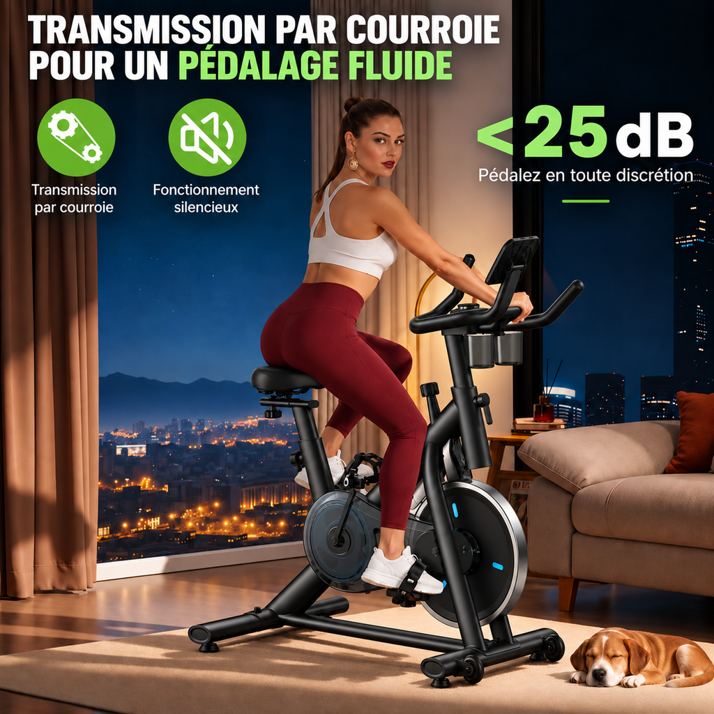 FitFolda VC690PRO – Vélo d'appartement compact haut de gamme