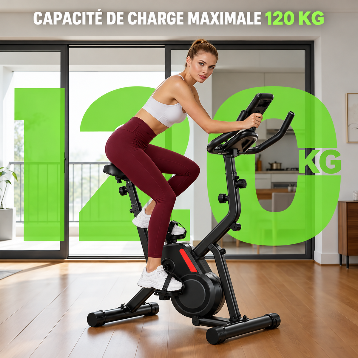 FitFolda VP390PRO – Vélo d'appartement pliable haut de gamme